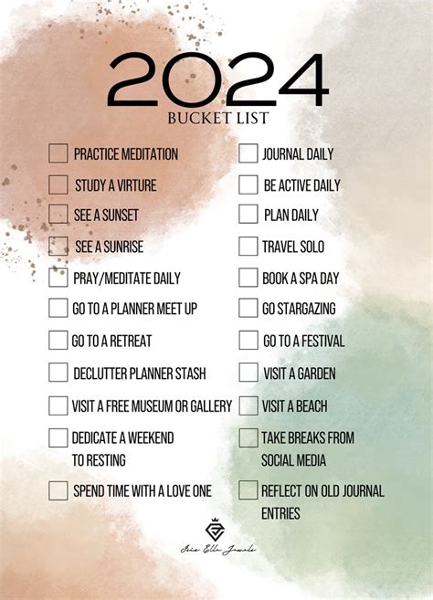 2024 Bucket List Dashboard Self Improvement Tips Self Improvement