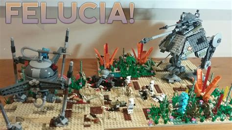 Lego Star Wars Battle Of Felucia Moc Youtube