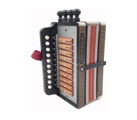 Hohner 114 D Irish Melodeon 4 Voice Button Accordion