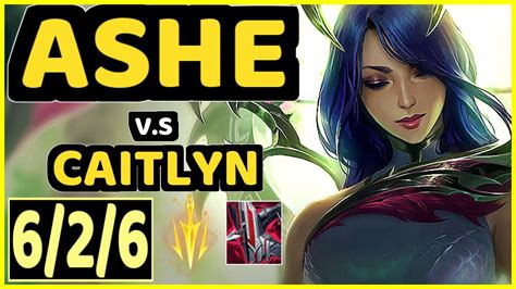 Ashe Vs Caitlyn Kda Bottom Adc Gameplay Euw Ranked Diamond