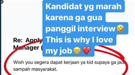 Kata Kata Menolak Pelamar Kerja Ujian