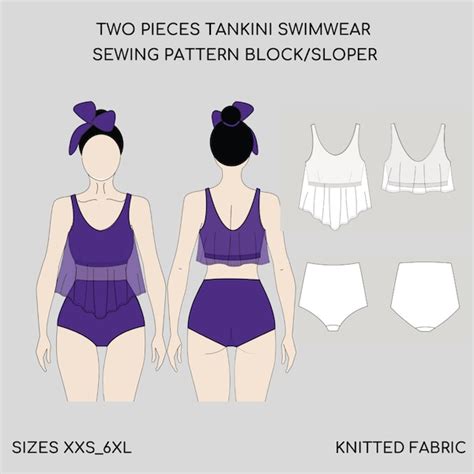 Swimsuit Pattern - Etsy