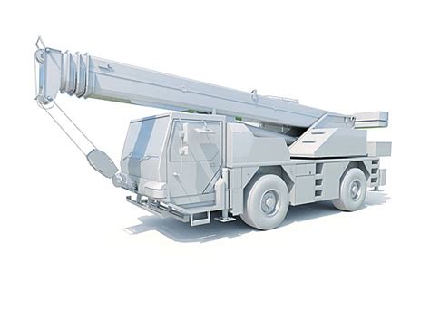 Mobile Crane Vector Truck Engineering Crane Vector Truck Engineering