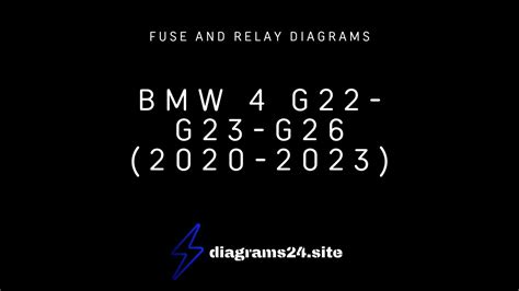 Bmw G G G Fuse And Relay Diagrams Youtube