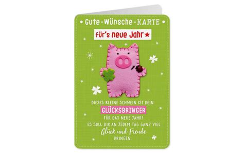 Gru Karte Gute W Nsche Karte F R S Neue Jahr Gl Cksbringer