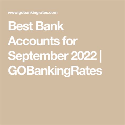 Best banks for savings accounts for september 2023 – Artofit