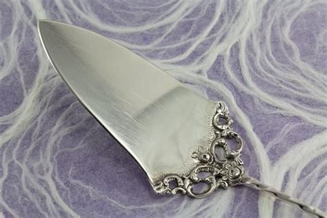 Cake Server Silver Hildesheim Rose Art Nouveau Rose Decor Cake