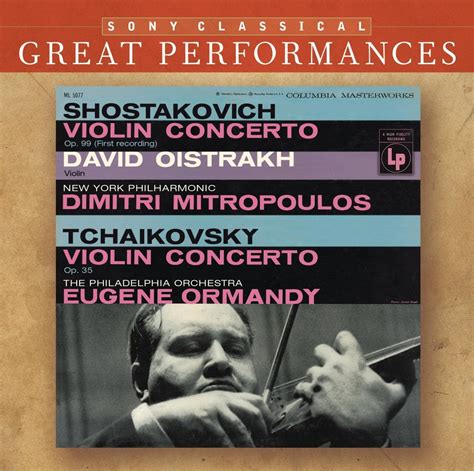 Shostakovich Violin Concerto No 1 Tchaikovsky Violin Concerto
