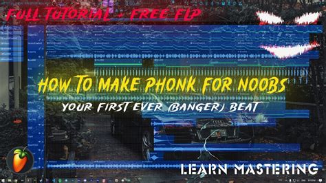 Free Flp How To Make Phonk For Beginners Fl Studio Full Tutorial