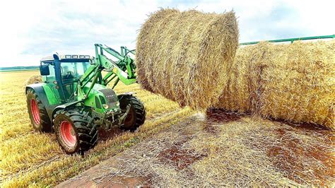 Zbiór Słomy Nowy Nabytek w Akcji Fendt Vario 714 Żniwa 2022