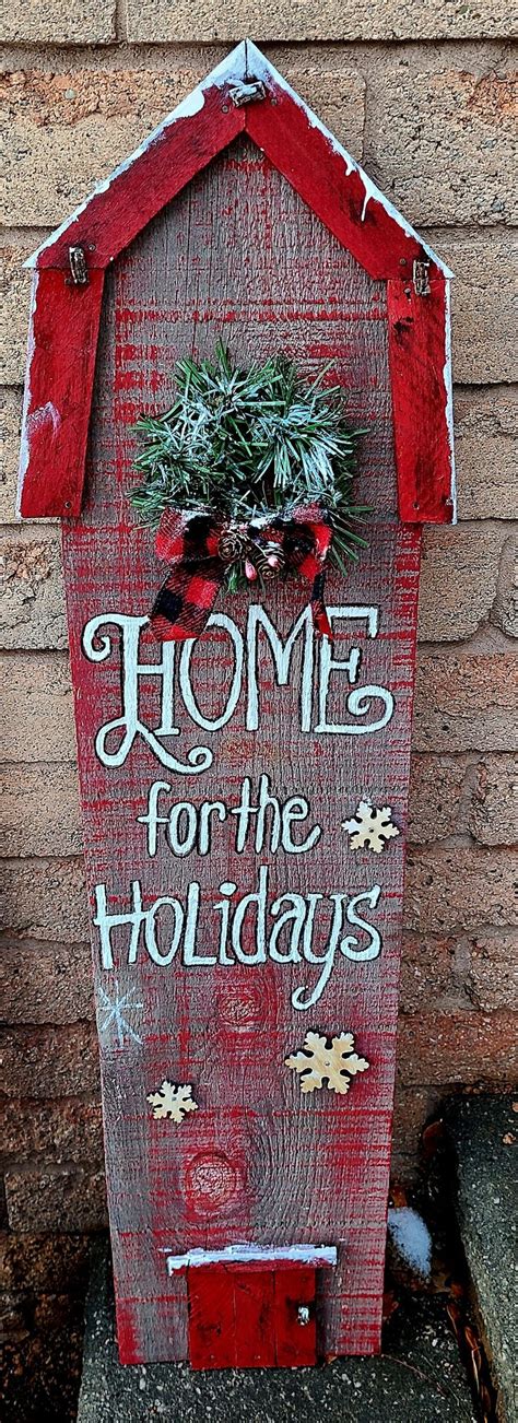 Diy Barn Sign Rustic Christmas Decor Christmas Signs Wood Christmas