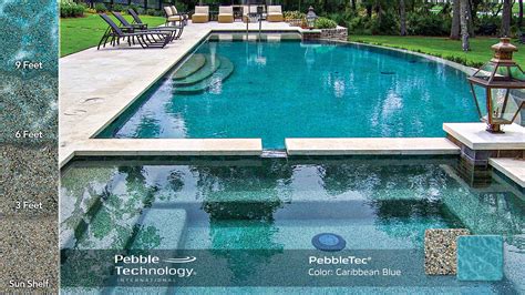 Caribbean Blue - PebbleTec Pool Finishes