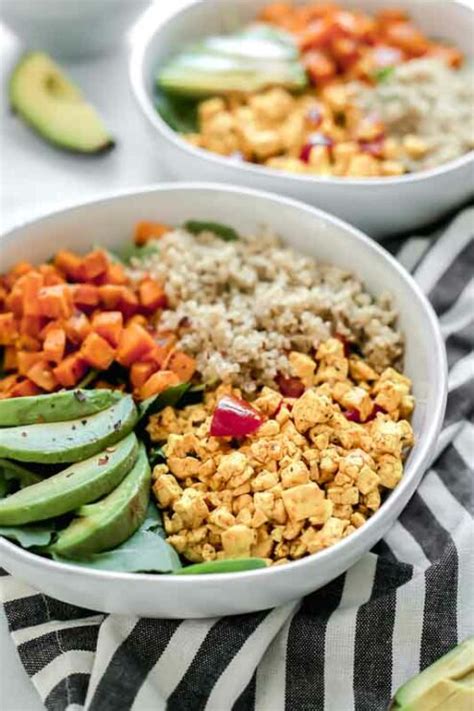 Tofu Scramble Vegan Breakfast Bowl Jar Of Lemons