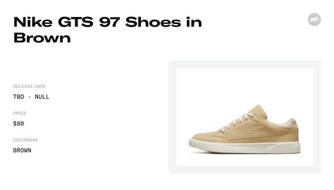 Nike Gts 97 Shoes In Brown Dx3735 200 Release Info