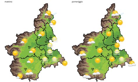 Meteo Piemonte L Alta Pressione Porta Il Sole Sulla Regione Ma