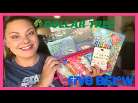 Dollar Tree Five Below Haul Moving Travel Supplies Youtube