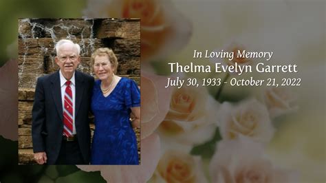 Thelma Evelyn Garrett Tribute Video