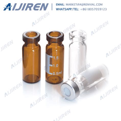 Clear Crimp Seal Vial For HPLC Sampling Aijiren Crimp Vials