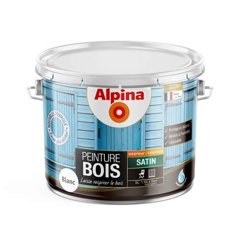 Alpina Alpina Peinture Bois Microporeuse Int Rieur Ext Rieur