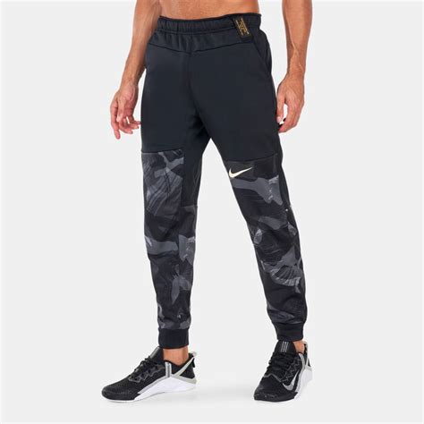 Mens Therma Fit Camo Tapered Training Joggers Black Nike In Dubai