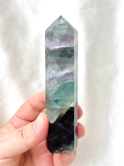 Rare Feather Fluorite Point 02 Artemis Stone