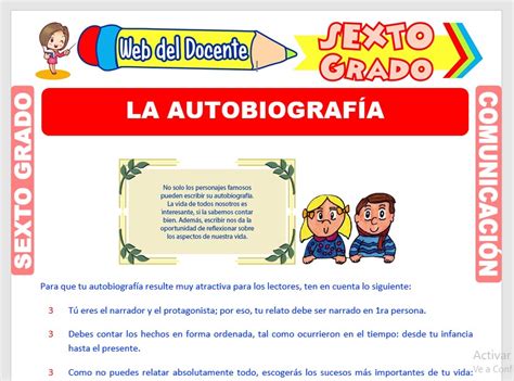 Actividades Divertidas Para Trabajar La Biograf A En Primaria