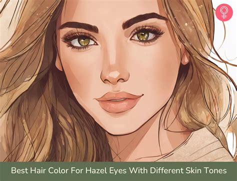 Best Hair Color For Hazel Eyes With Different Skin Tones