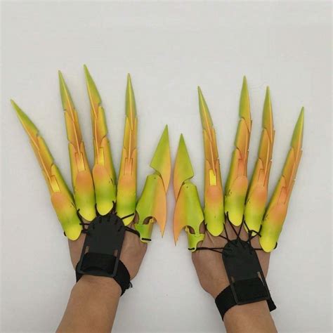 1pc Finger Joint Claw Outdoor Party Props Black Spider Claw Costume