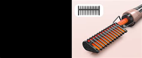 Terviiix Hot Comb Electric Hot Comb For Wigs Afro Hair And Beard Anti Scald Straightening Comb