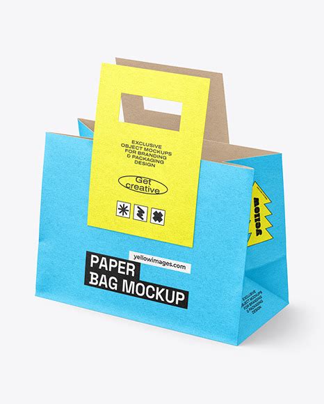 Kraft Paper Bag Mockup Free Download Images High Quality Png 