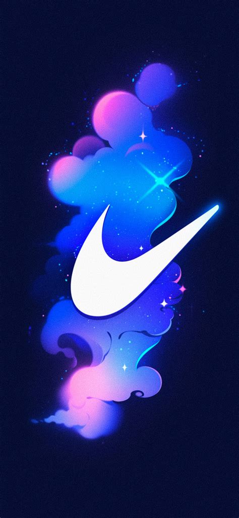 Blue Nike Logo Wallpaper