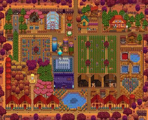 Stardew Valley Layout City Photo Layouts Aerial Painting Ideas