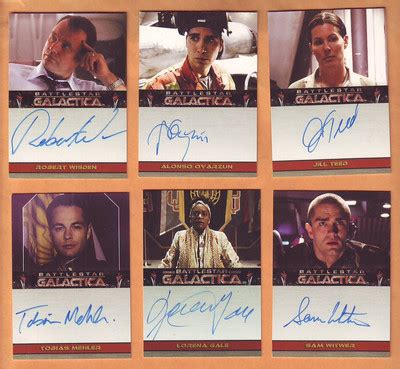 BATTLESTAR GALACTICA SEASON 1 LORENA GALE AS PRIEST ELOSHA AUTOGRAPH ...