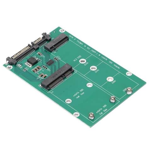 Garosa carte adaptateur combinée 2 en 1 Adaptateur M 2 NGFF vers SATA