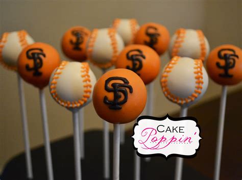 Giants Baseball Cake Pops Cake Pops Baseball Cake Pops Baseball Cake