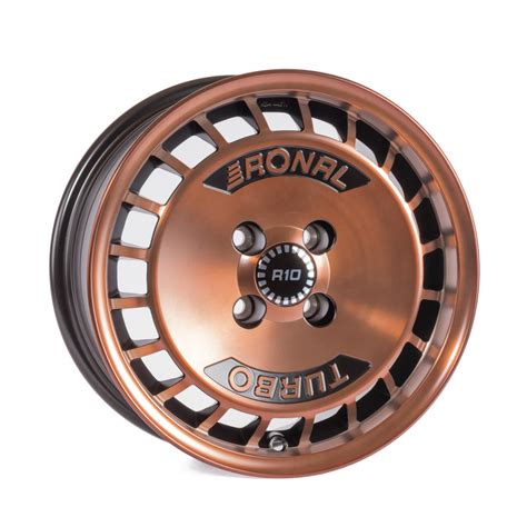 RONAL R10 TURBO Copper Matt Front Diamond Cut Velonity