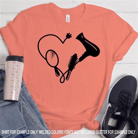 Hairdresser Svg Blowdryer Love Svg Love Cord Svg Etsy