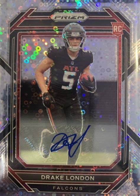 Drake London Prizm Rookie Autographs No Huddle Price Guide