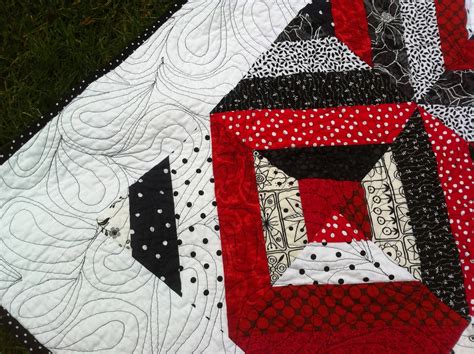 A Moment of Whimsy: Strip pieced quilt