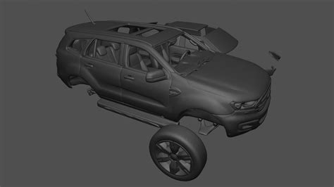 Stl File Ford Endeavour 2017 🚙 Obj ・template To Download And 3d Print・cults