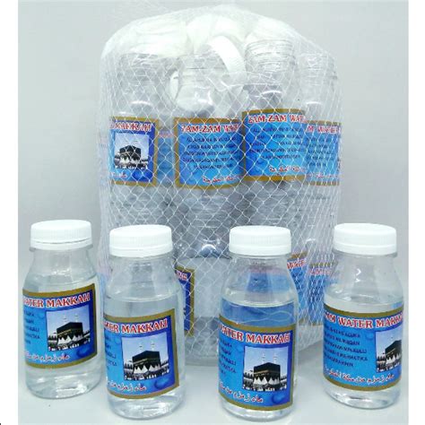 Jual Botol Kosong Air Zamzam Segel 80ml Isi 25pcs Botol Zamzam Bottle