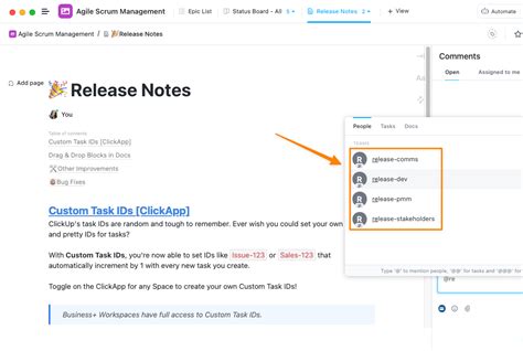 Free Software Release Notes Templates Examples