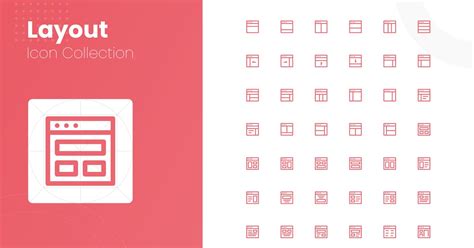 48 Layout Icon Collection Graphics Envato Elements