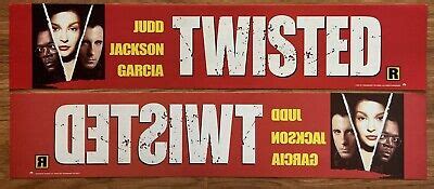 Twisted 2003 Ashley Judd Double Sided Movie Theater Mylar