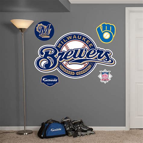 Milwaukee Brewers Logo Wall Decal | Shop Fathead® for Milwaukee Brewers ...