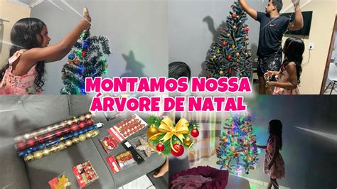 MONTAMOS NOSSA PRIMEIRA ÁRVORE DE NATAL YouTube