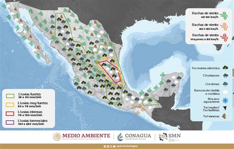 Persiste Probabilidad De Lluvias En El Estado Y Rachas De Viento