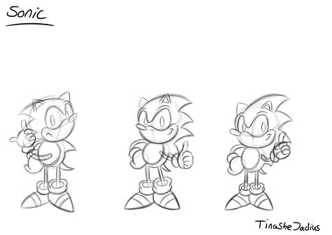 Earliest Concept Art - Sonic The Hedgehog by TinasheJK on DeviantArt