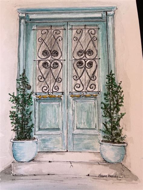 Pin By Lourdes On Puertas Y Ventanas Watercolor Flower Art