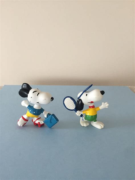 Snoopy Cacahuetes Charles Shultz Figuras Vintage Charlie Brown Etsy